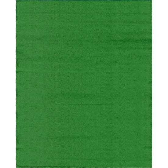 Rug Unique Loom Outdoor Grass Green Rectangular 8' 0 x 10' 0