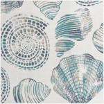 Rug Unique Loom Outdoor Coastal Ivory Square 7' 10 x 7' 10