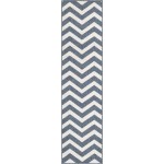 Rug Unique Loom Outdoor Coastal Navy Blue Runner 2' 0 x 8' 0