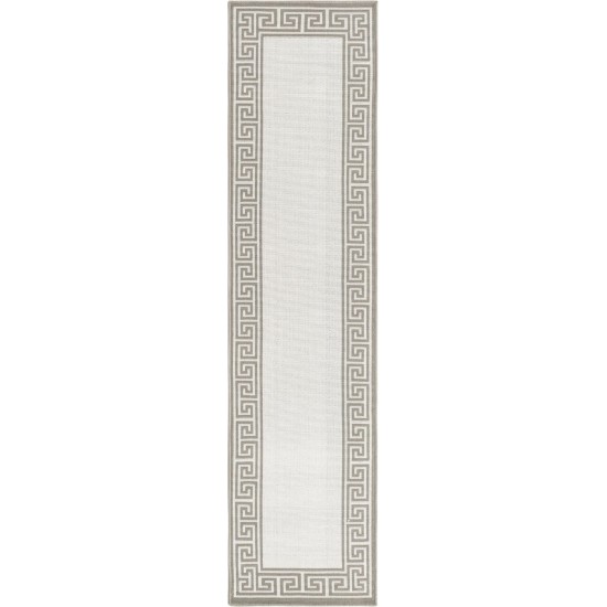 Rug Unique Loom Outdoor Coastal Ivory Runner 2' 0 x 8' 0