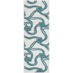 Rug Unique Loom Outdoor Coastal Ivory Runner 2' 0 x 6' 0