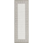 Rug Unique Loom Outdoor Coastal Ivory Runner 2' 0 x 6' 0