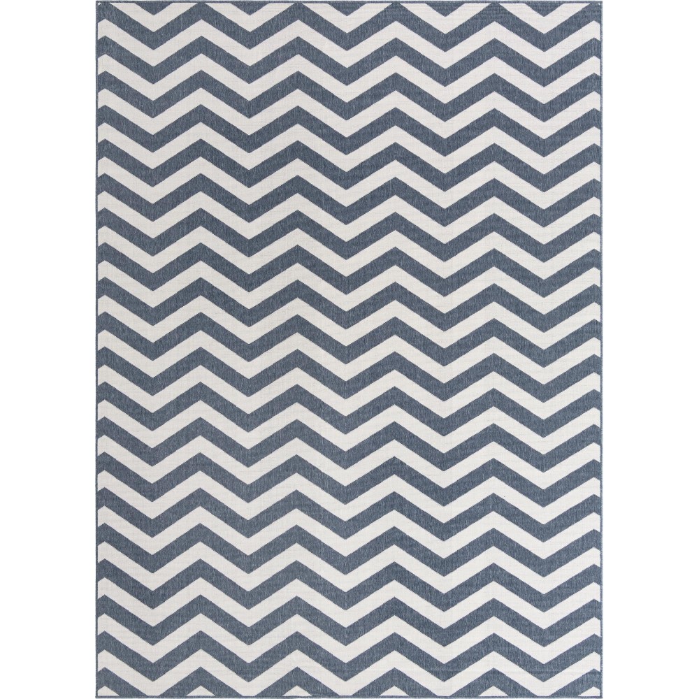 Rug Unique Loom Outdoor Coastal Navy Blue Rectangular 9' 0 x 12' 0 Rug Unique Loom Outdoor Coastal Navy Blue Rectangular 9' 0 x 12' 0