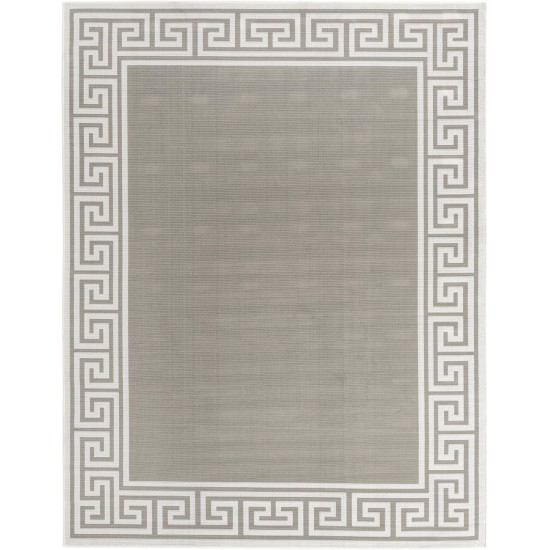 Rug Unique Loom Outdoor Coastal Gray Rectangular 7' 10 x 10' 0