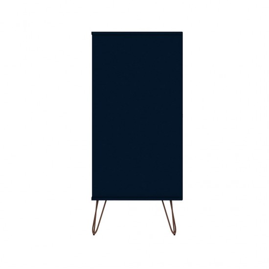 Rockefeller 5-Drawer Tall Dresser in Tatiana Midnight Blue