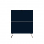 Rockefeller 5-Drawer Tall Dresser in Tatiana Midnight Blue