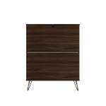 Rockefeller 5-Drawer Tall Dresser in Brown