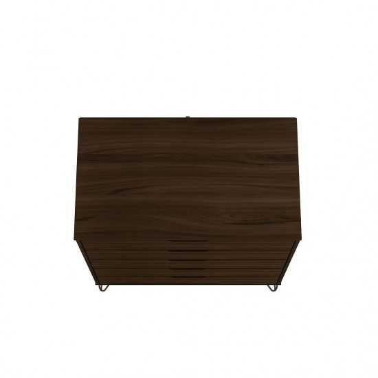 Rockefeller 5-Drawer Tall Dresser in Brown