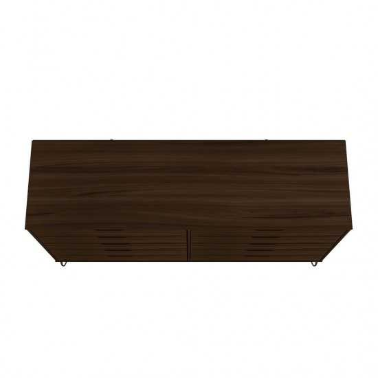 Rockefeller 10-Drawer Double Tall Dresser in Brown