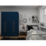 Gramercy 2-Section Wardrobe Closet in Tatiana Midnight Blue