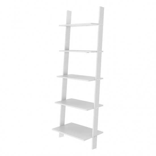 Cooper Ladder Bookcase in White