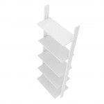 Cooper Ladder Bookcase in White