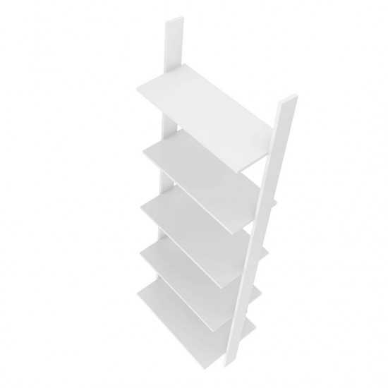 Cooper Ladder Bookcase in White