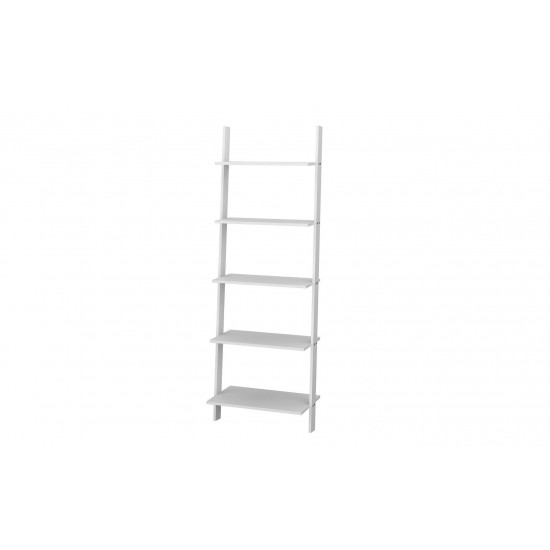 Cooper Ladder Bookcase in White