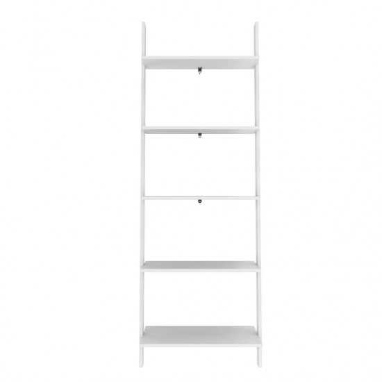 Cooper Ladder Bookcase in White