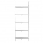 Cooper Ladder Bookcase in White