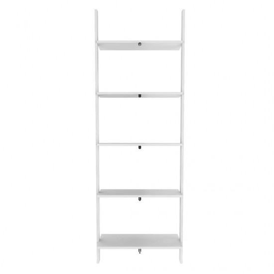 Cooper Ladder Bookcase in White