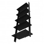 Cooper Ladder Bookcase in Black