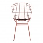 Madeline Chair in Rose Pink Gold and Black