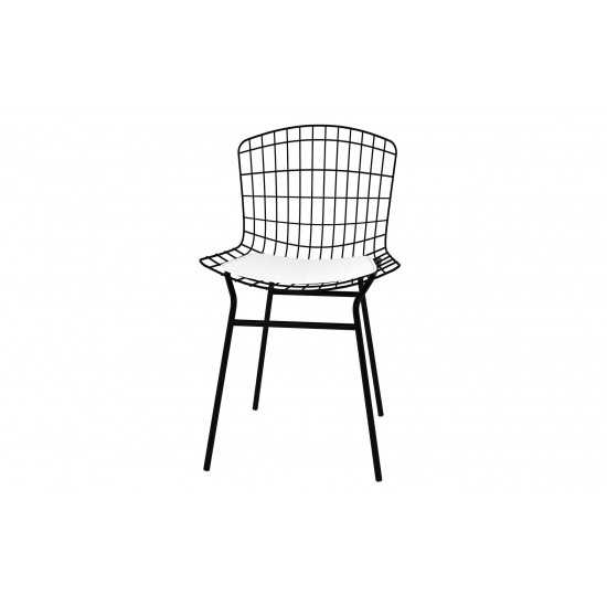 Madeline Chair, Set of 2 in Black and White