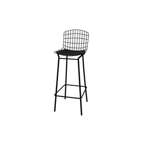 Madeline Barstool in Black