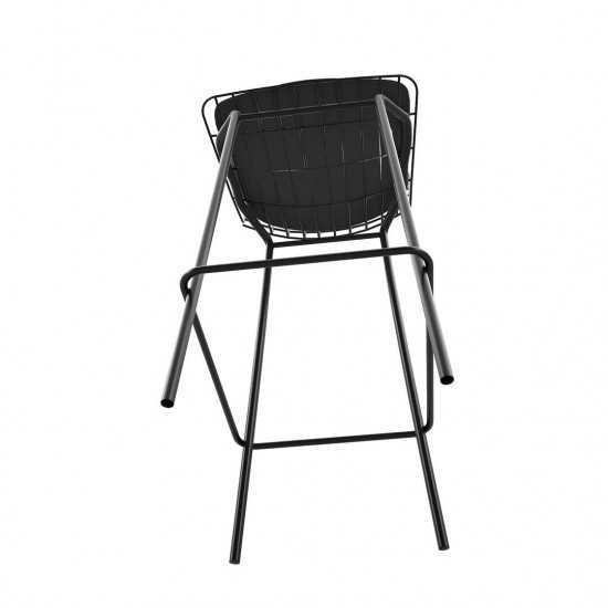 Madeline Barstool in Black