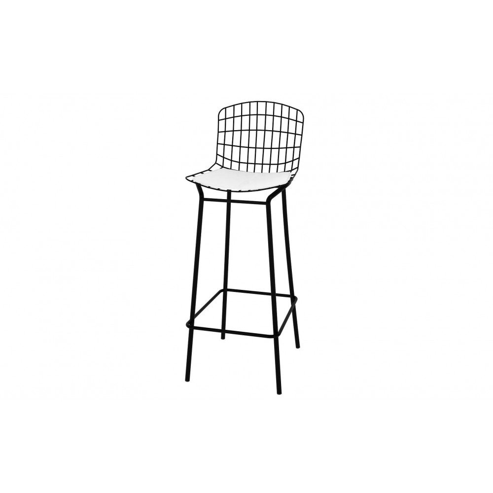 Madeline Barstool in Black and White Madeline Barstool in Black and White