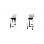 Madeline Barstool, Set of 2 in Black