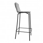 Madeline Barstool, Set of 2 in Black and White