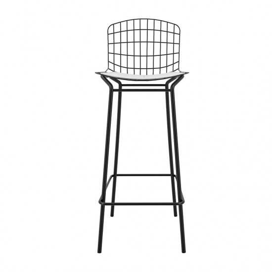 Madeline Barstool, Set of 2 in Black and White