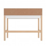 Bowery Desk in White and Oak