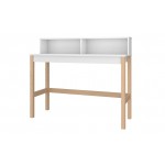 Bowery Desk in White and Oak