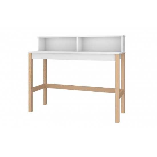 Bowery Desk in White and Oak