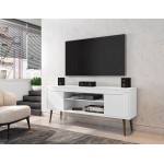 Bradley 62.99 TV Stand White