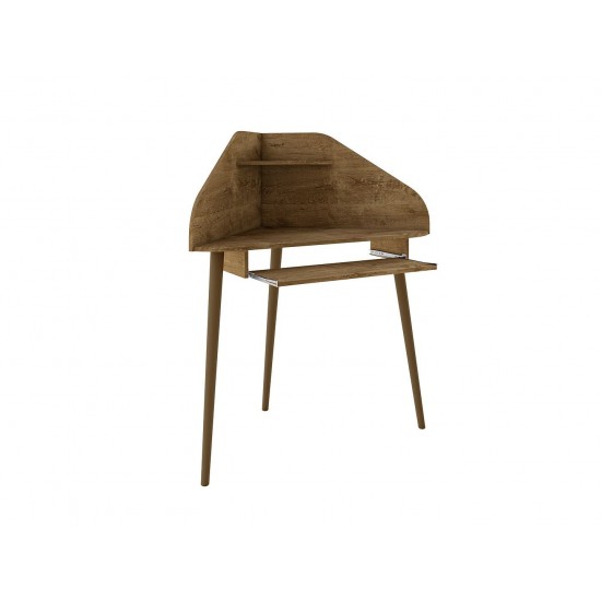 Bradley Corner Desk Rustic Brown