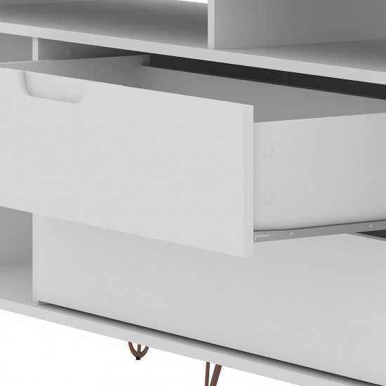 Rockefeller 62.99 TV Stand in White