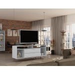 Rockefeller 62.99 TV Stand in White