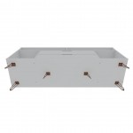 Rockefeller 62.99 TV Stand in White