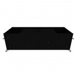 Rockefeller 62.99 TV Stand in Black