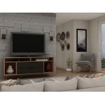 Rockefeller 62.99 TV Stand in Nature and Textured Grey