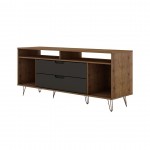 Rockefeller 62.99 TV Stand in Nature and Textured Grey