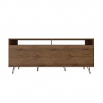 Rockefeller 62.99 TV Stand in Nature and Textured Grey