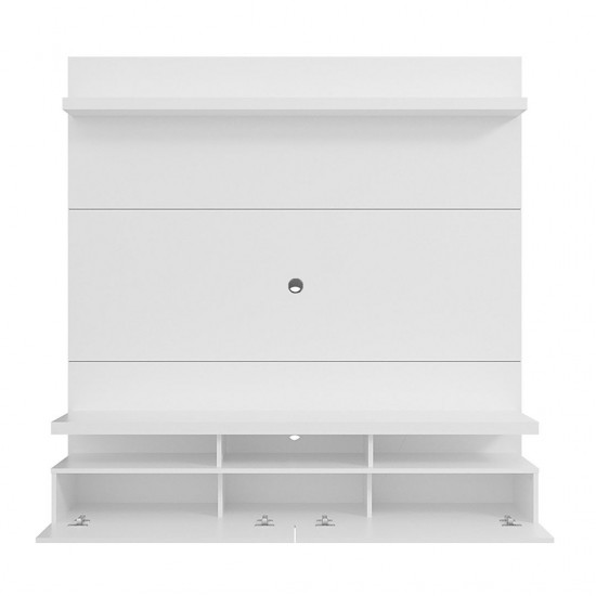 City 62.99 Floating Entertainment Center in White Gloss