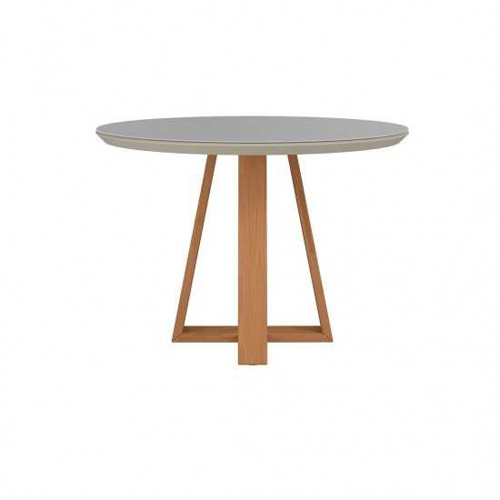 Duffy 45.27 Round Dining Table in Off White