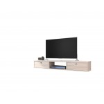 Liberty 62.99 Floating Entertainment Center in Off White