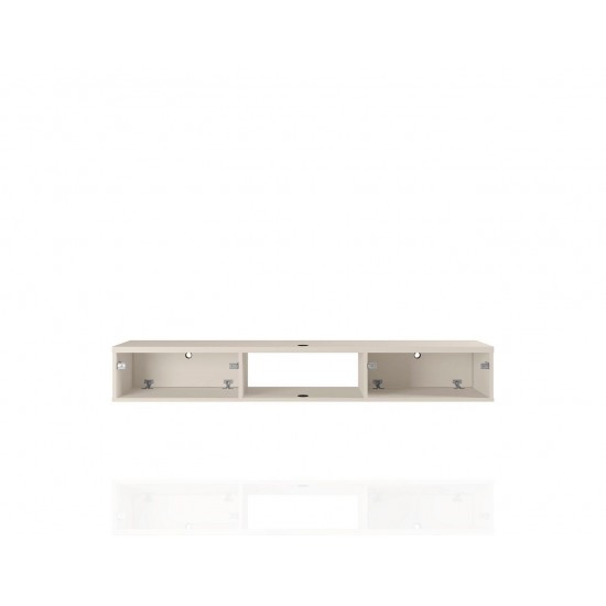 Liberty 62.99 Floating Entertainment Center in Off White