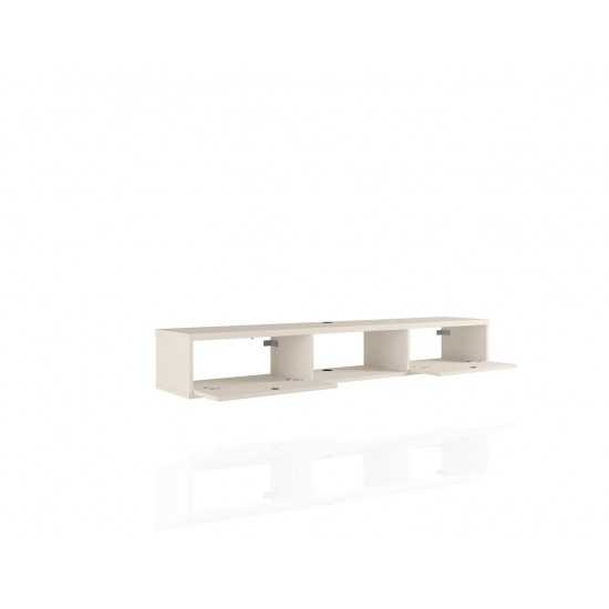 Liberty 62.99 Floating Office Desk in Off White
