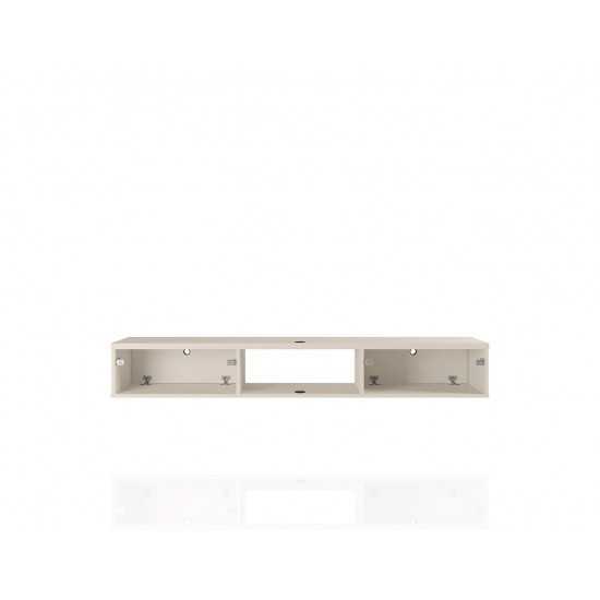 Liberty 62.99 Floating Office Desk in Off White