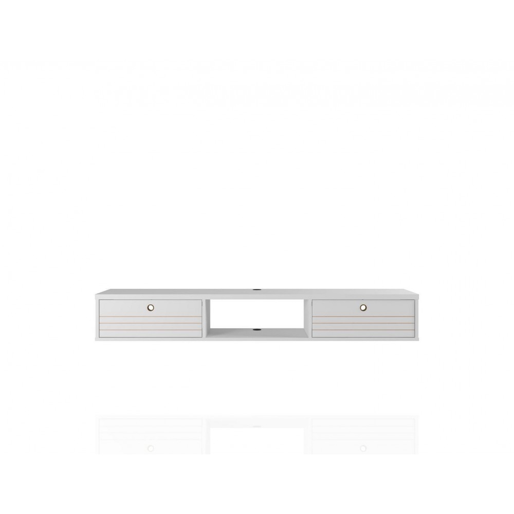 Liberty 62.99 Floating Office Desk in White