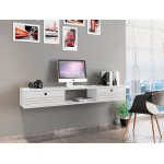 Liberty 62.99 Floating Office Desk in White